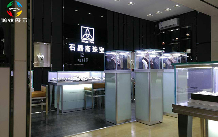 定制珠宝展示柜台,采购定制珠宝展示柜,订购珠宝展示柜台,鸿钛珠宝展柜厂家